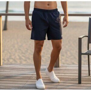 Lands End Mens Swim Trunks Size M Black